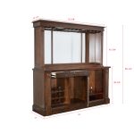 Monticello 2-Piece Back Bar and Hutch