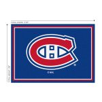 Montreal Canadiens 3x4 Area Rug 8 Montreal Canadiens 3x4 Area Rug