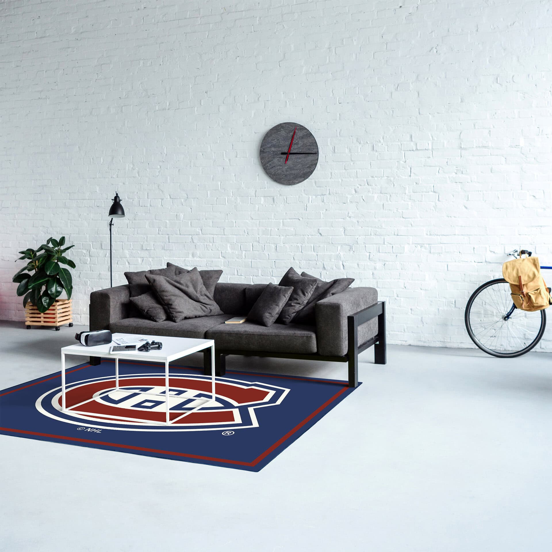 Montreal Canadiens 4x6 Spirit Rug 2 Montreal Canadiens 4x6 Spirit Rug - Image 2
