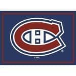 Montreal Canadiens 4x6 Spirit Rug 4 Montreal Canadiens 4x6 Spirit Rug