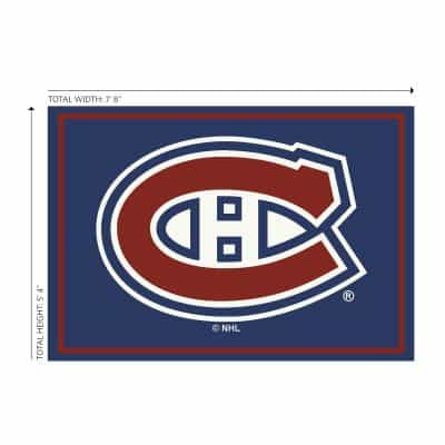 Montreal Canadiens 6x8 Spirit Rug