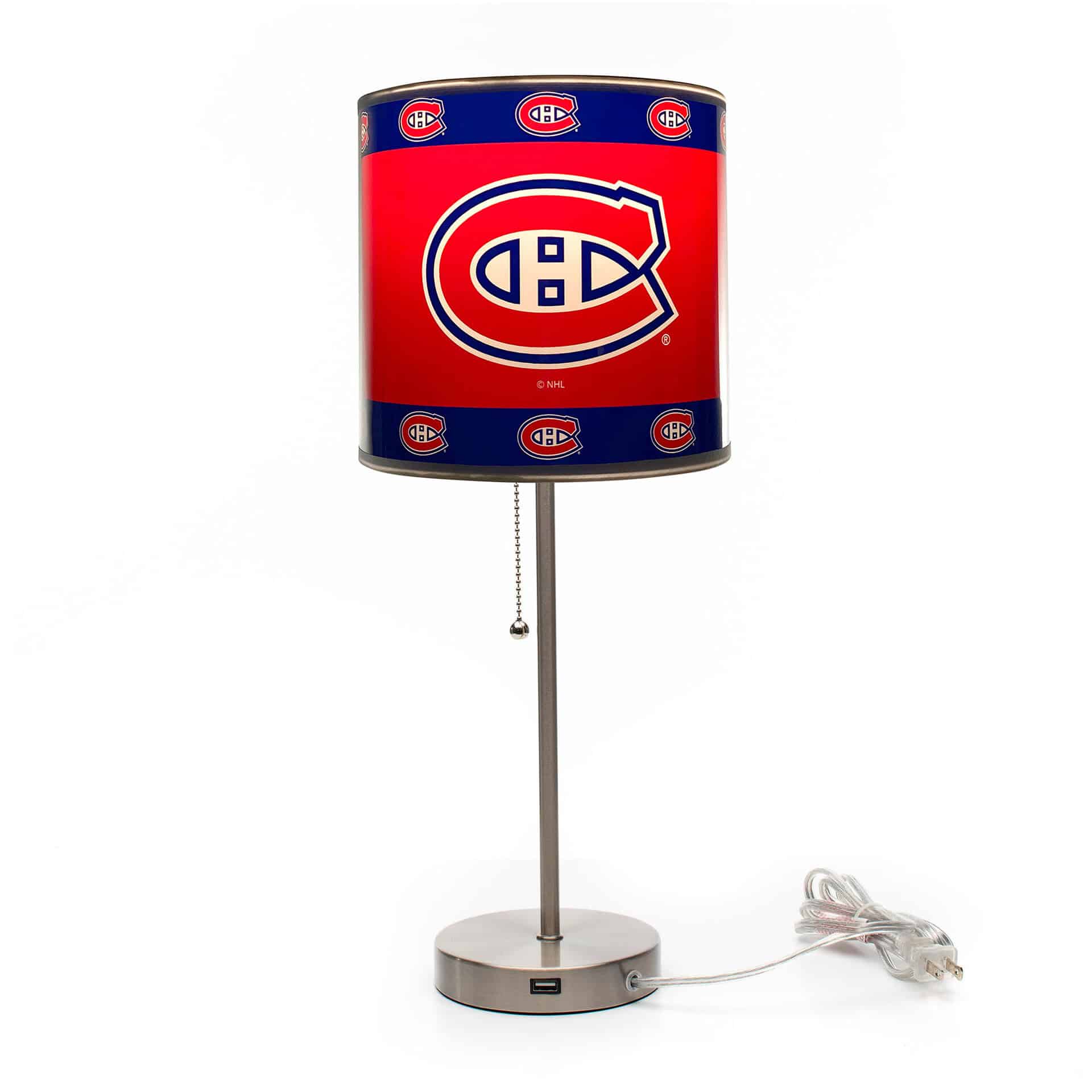 Montreal Canadiens Chrome Lamp 3 Montreal Canadiens Chrome Lamp - Image 3