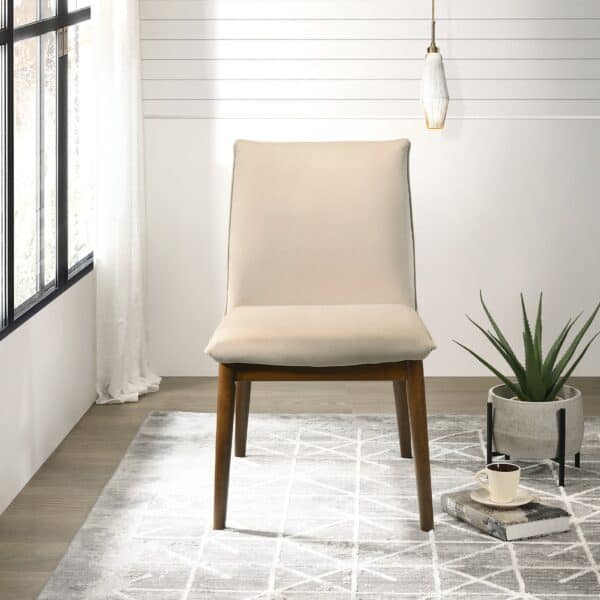 MonzaBeigeVelvetDiningChair 1