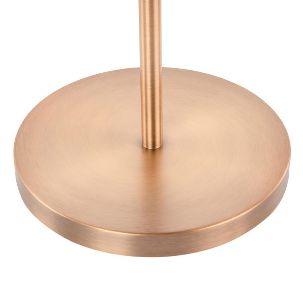 Moon Contemporary Gold Metal Frosted Glass Floor Lamp 13