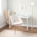 Moon Contemporary Gold Metal Frosted Glass Floor Lamp 18 Moon Contemporary Gold Metal Frosted Glass Floor Lamp