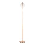 Moon Contemporary Gold Metal Frosted Glass Floor Lamp 26 Moon Contemporary Gold Metal Frosted Glass Floor Lamp