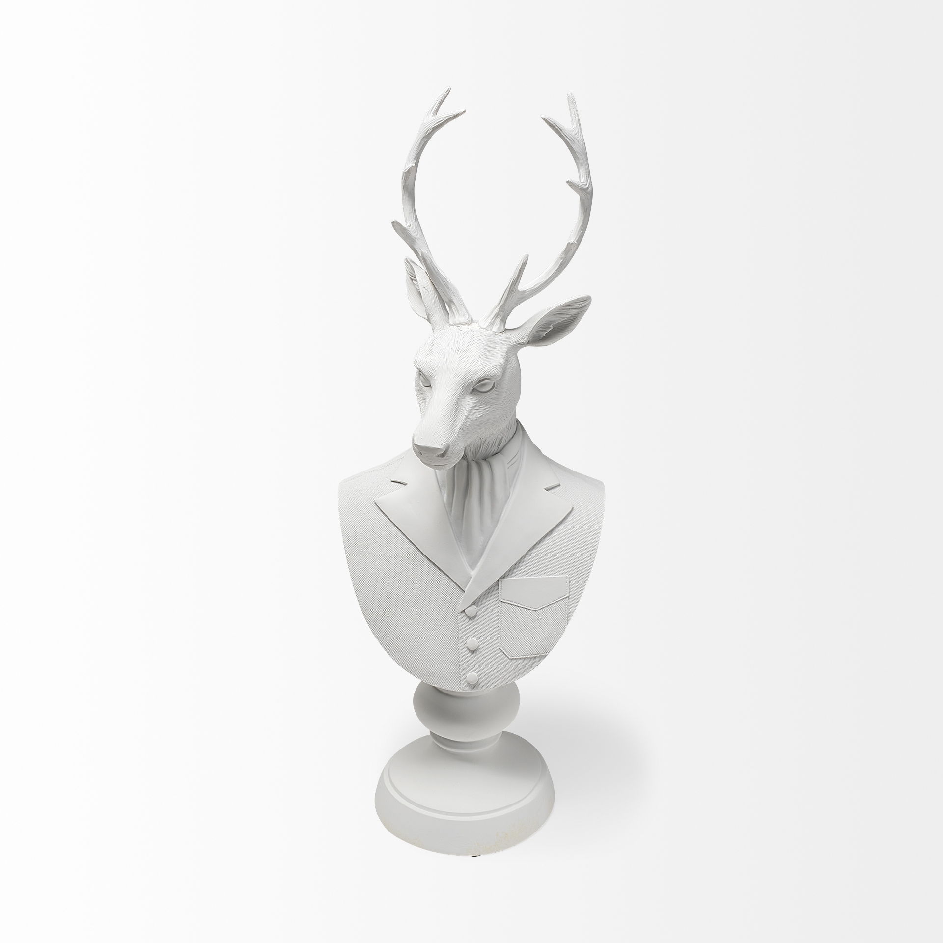 Mozart 8L x 6W White Resin Deer In A Suit 3 Mozart 8L x 6W White Resin Deer In A Suit - Image 3