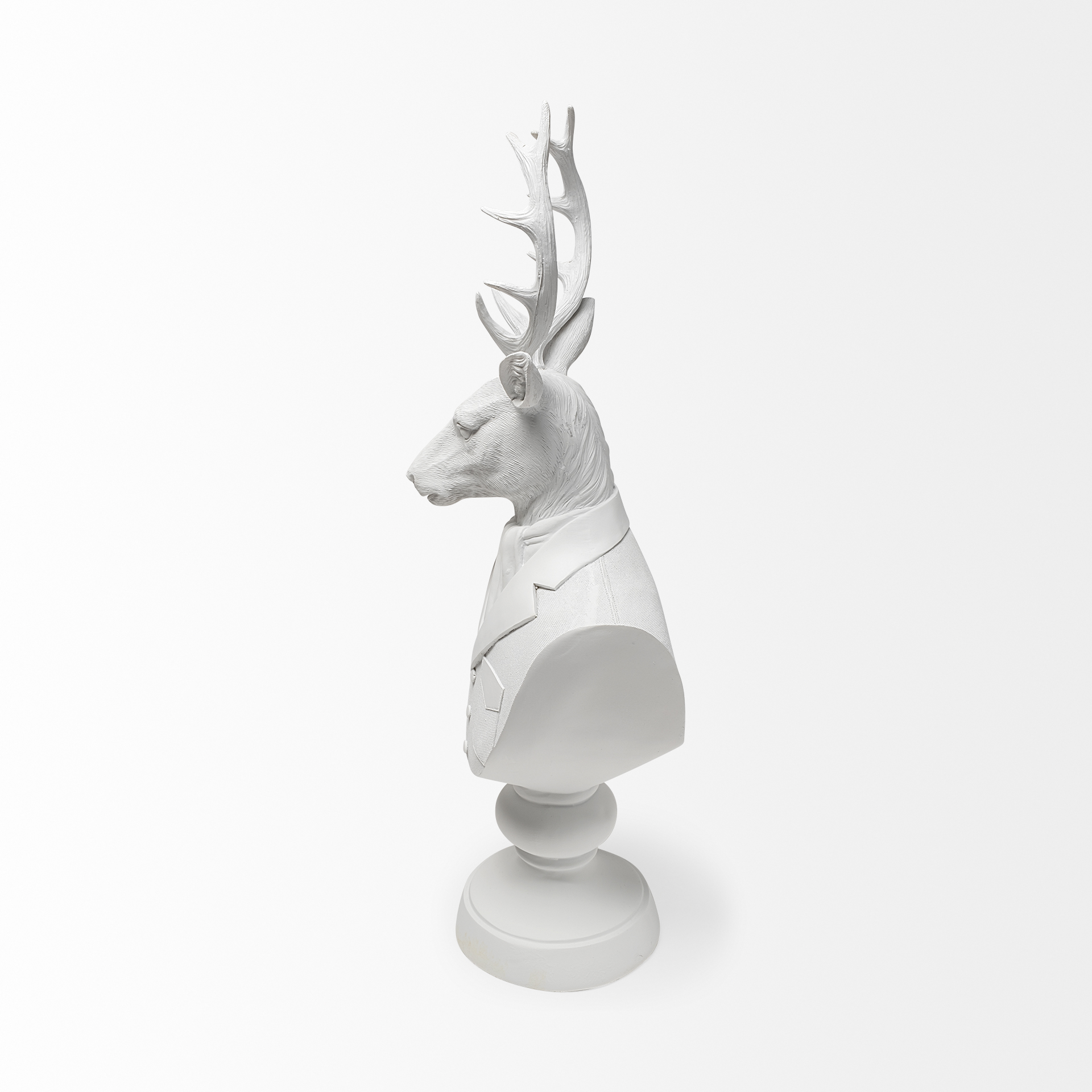 Mozart 8L x 6W White Resin Deer In A Suit 4 Mozart 8L x 6W White Resin Deer In A Suit - Image 4