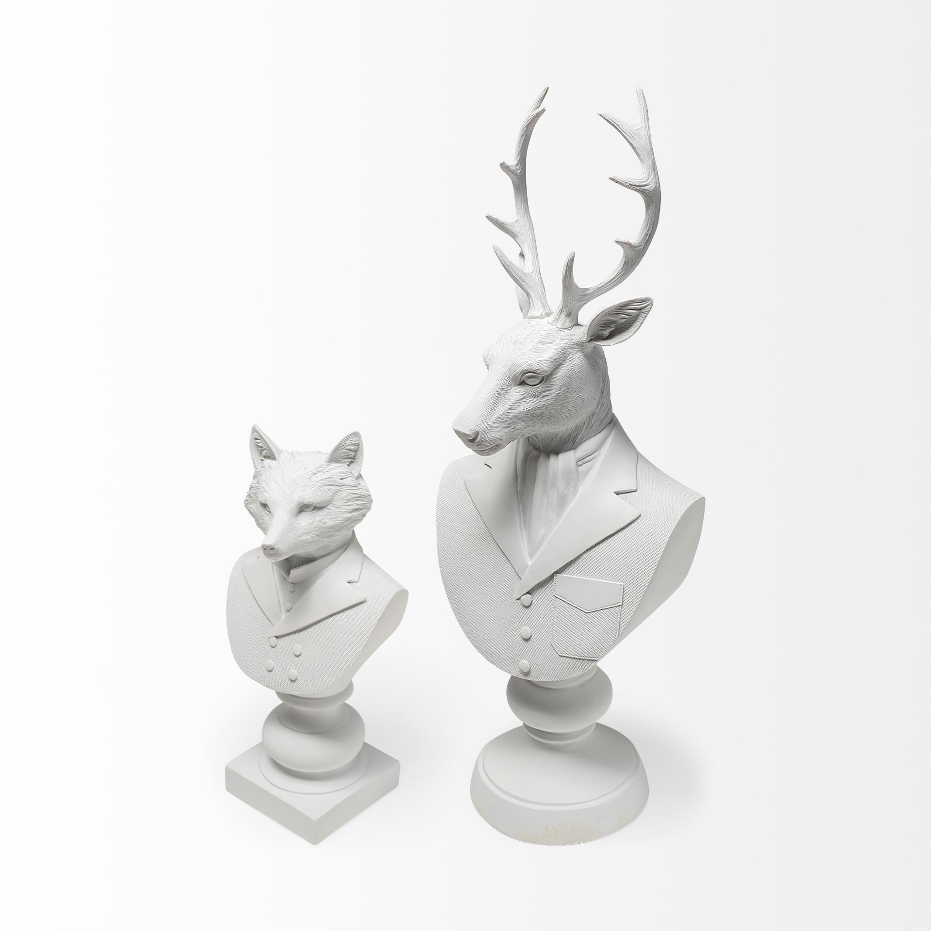 Mozart 8L x 6W White Resin Deer In A Suit 8 Mozart 8L x 6W White Resin Deer In A Suit - Image 8