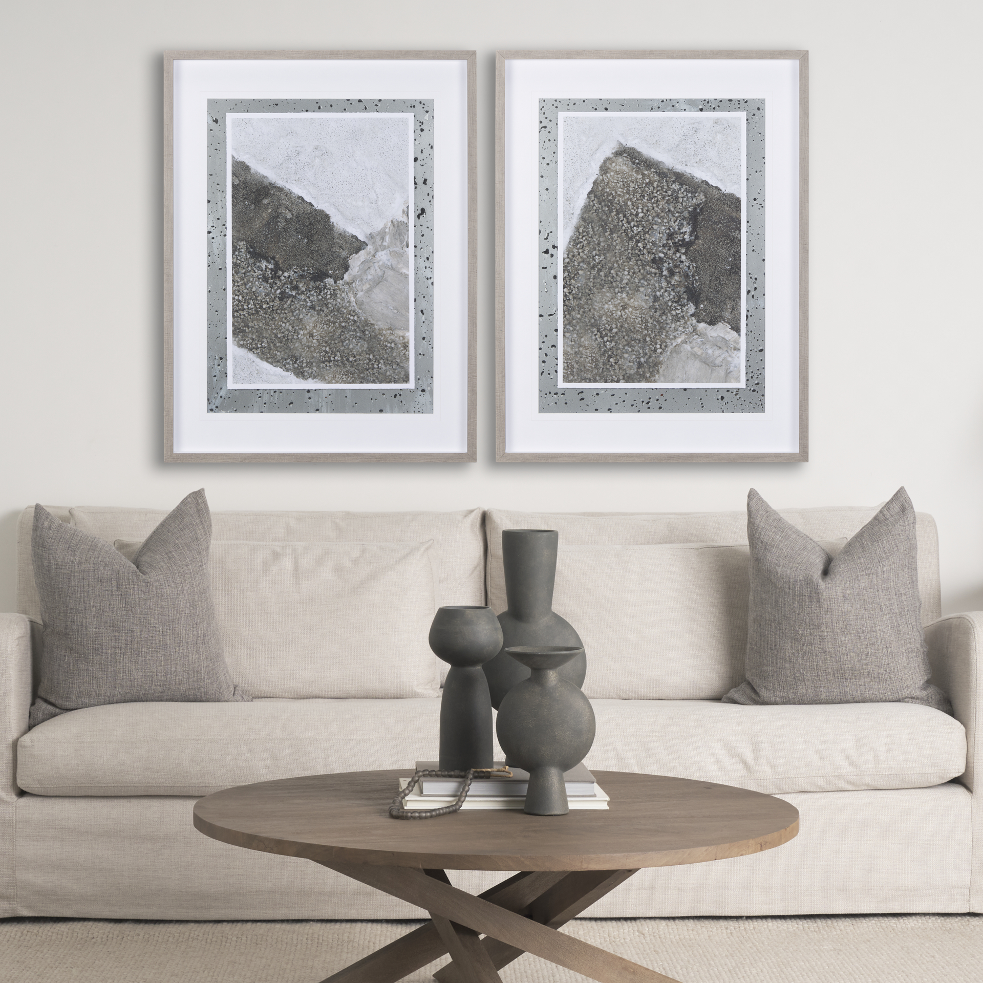 Mudslide II by Mercana Studio a Hand Embelished Textured Framed Art Print Matted under Glass 2 Mudslide II by Mercana Studio a Hand Embelished Textured Framed Art Print Matted under Glass - Image 2