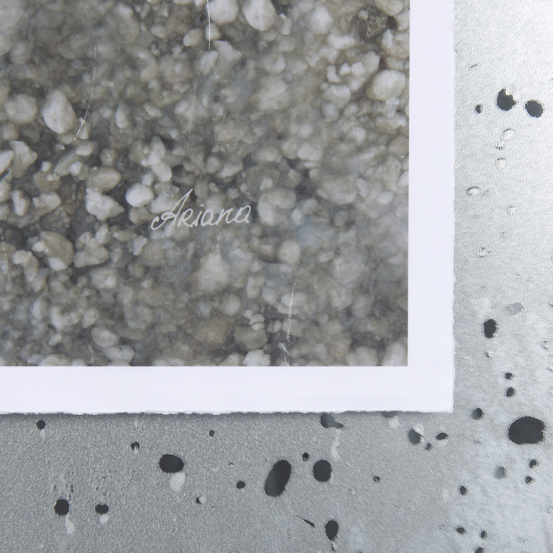 Mudslide II by Mercana Studio a Hand Embelished Textured Framed Art Print Matted under Glass 7 Mudslide II by Mercana Studio a Hand Embelished Textured Framed Art Print Matted under Glass - Image 7