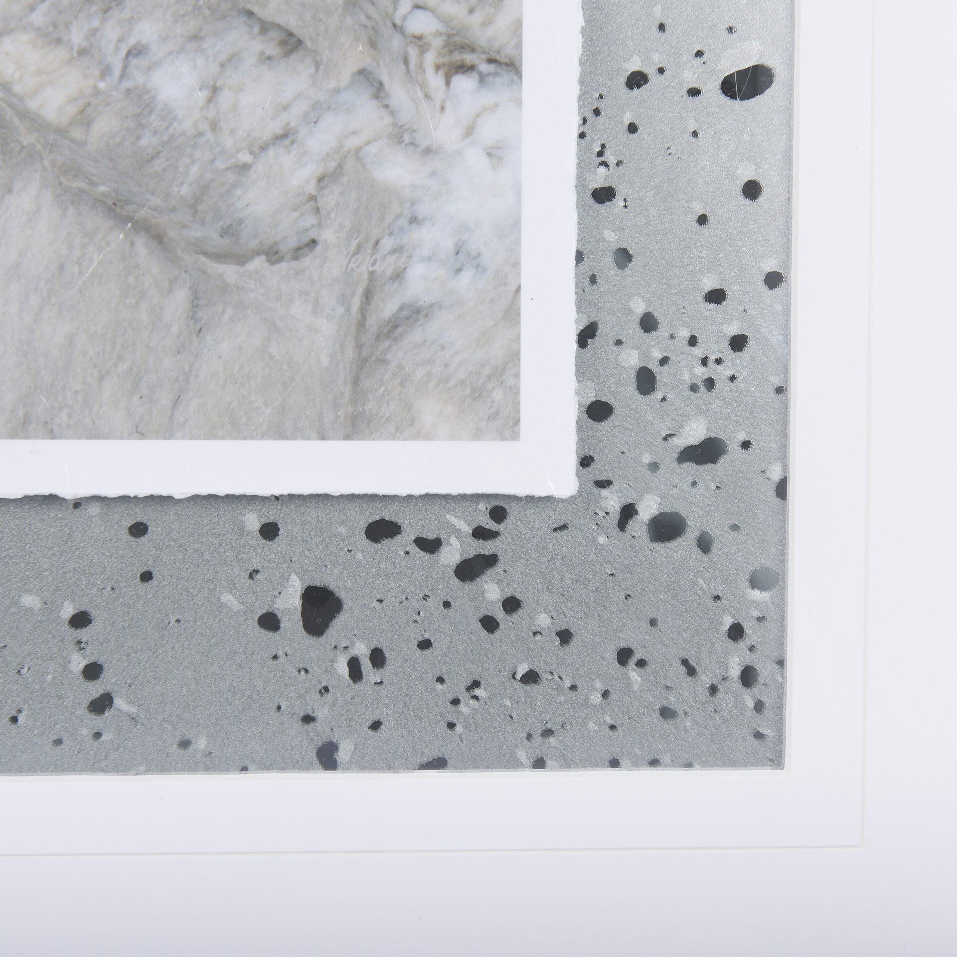 Mudslide III by Mercana Studio a Hand Embelished Textured Framed Art Print Matted under Glass 7 Mudslide III by Mercana Studio a Hand Embelished Textured Framed Art Print Matted under Glass - Image 7