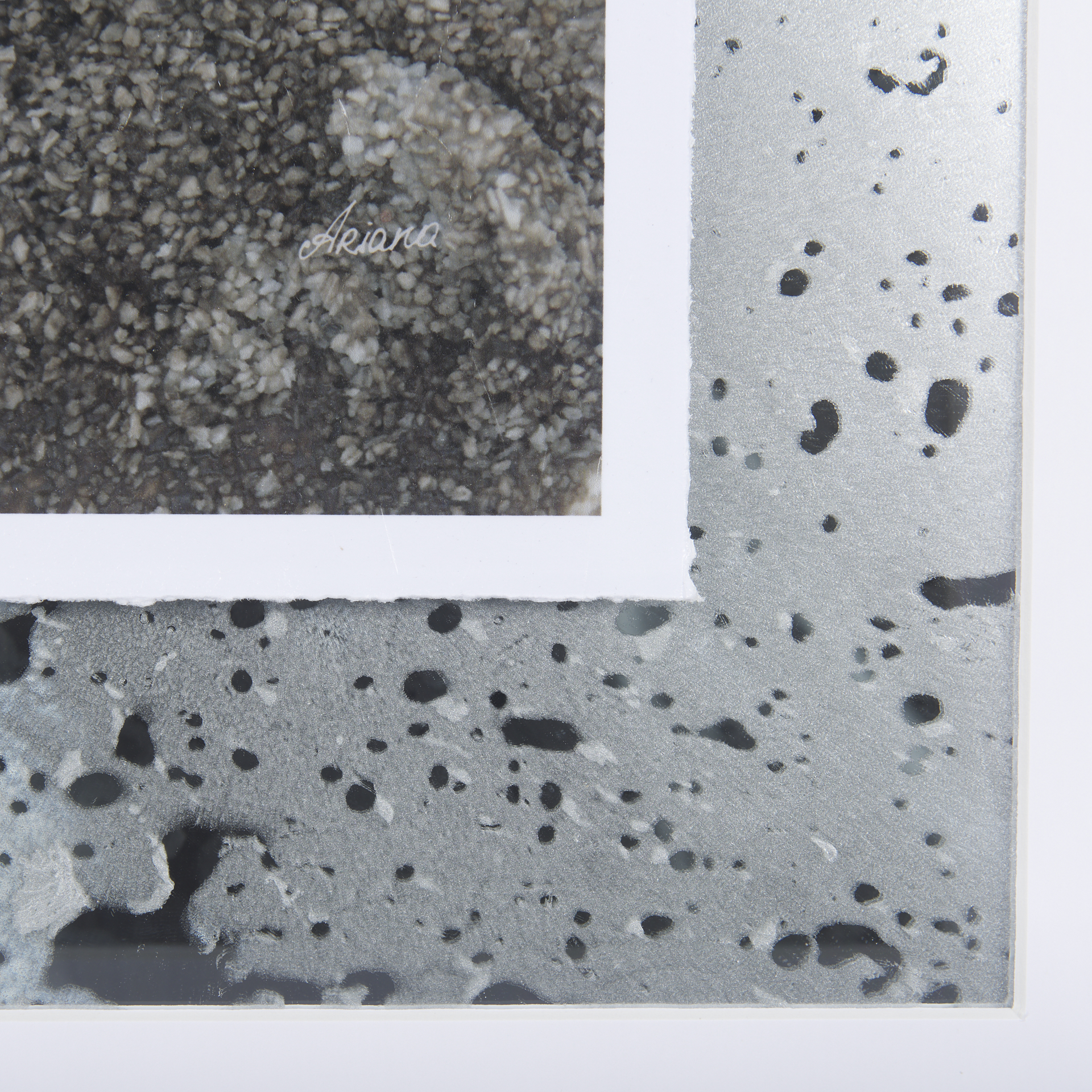 Mudslide IV by Mercana Studio a Hand Embelished Textured Framed Art Print Matted under Glass 7 Mudslide IV by Mercana Studio a Hand Embelished Textured Framed Art Print Matted under Glass - Image 7