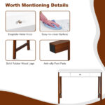Multi-Purpose Desk with Drawer for Home Office and Storage
