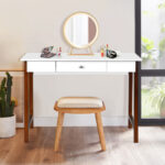 Multi-Purpose Desk with Drawer for Home Office and Storage