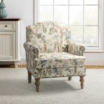 Murray Bird Print Farmhouse Nailhead Trim Accent Armchair 6 Murray Bird Print Farmhouse Nailhead Trim Accent Armchair