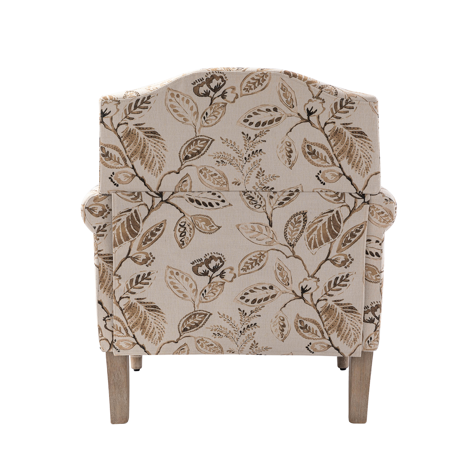 Murray Bird Print Nailhead Trim Farmhouse Accent Chair 4 Murray Bird Print Nailhead Trim Farmhouse Accent Chair - Image 4