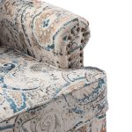 Murray Farmhouse Nailhead Trim Accent Armchair Paisley 10 Murray Farmhouse Nailhead Trim Accent Armchair Paisley