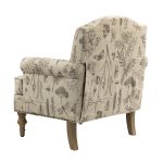 Murray Grey Farmhouse Nailhead Trim Accent Armchair 8 Murray Grey Farmhouse Nailhead Trim Accent Armchair