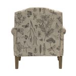 Murray Grey Farmhouse Nailhead Trim Accent Armchair 9 Murray Grey Farmhouse Nailhead Trim Accent Armchair