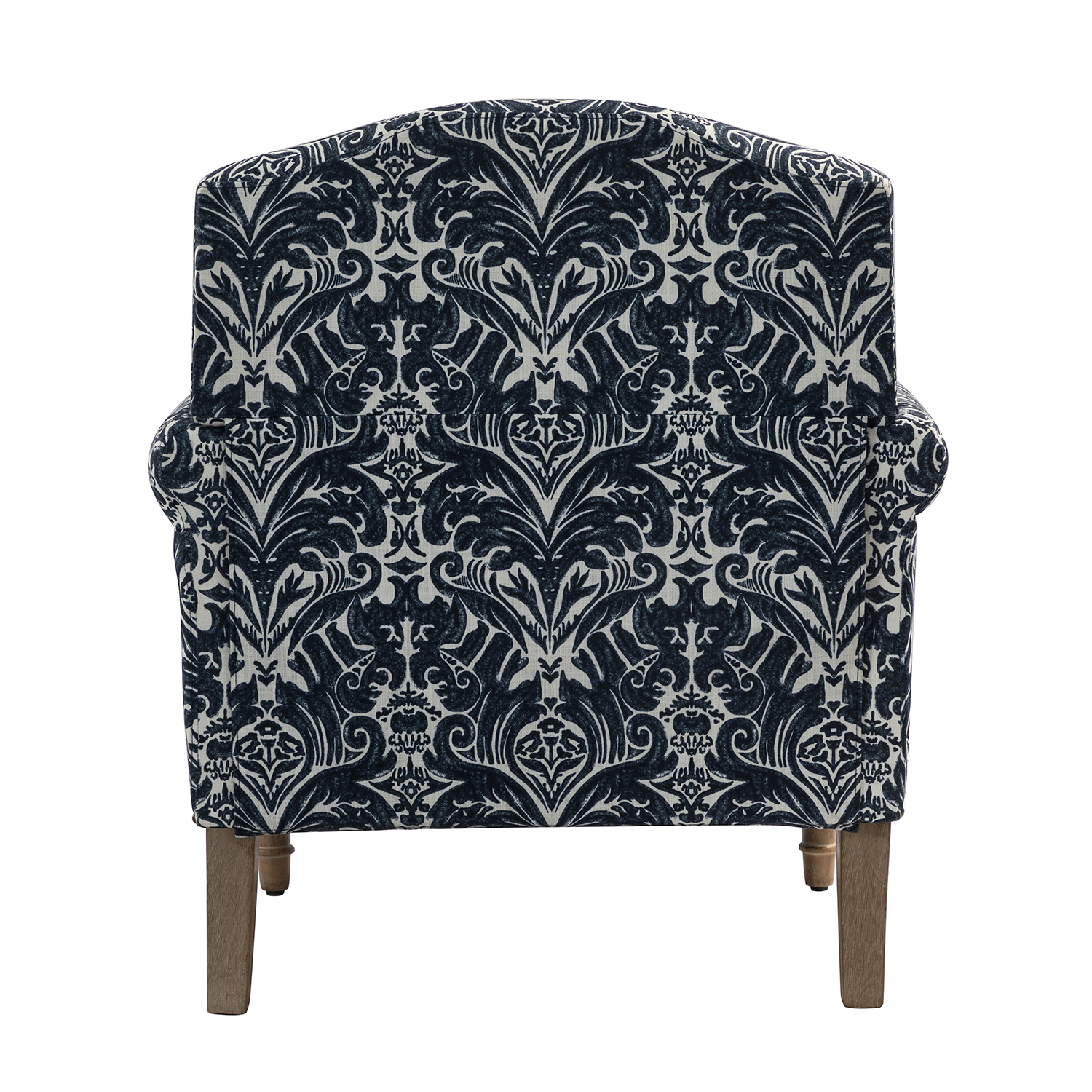 Murray Navy Farmhouse Nailhead Trim Accent Armchair 4 Murray Navy Farmhouse Nailhead Trim Accent Armchair - Image 4