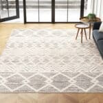 Hand Woven Wool Blend Persian Style Area Rug 9 x 12