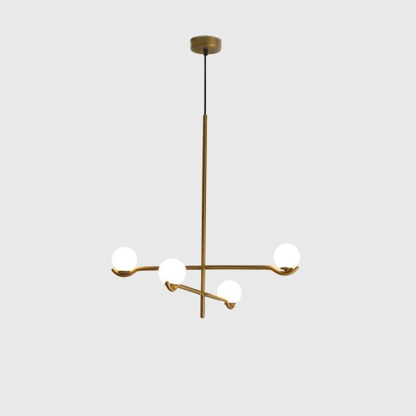 NEBULA Brass Two Arm Pendant Lamp 1