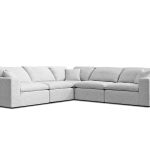 NIMBUS Monochrome Tweed 5-Piece Sectional
