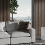 NIMBUS Monochrome Tweed 5-Piece Sectional