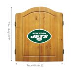 NY Jets NFL Dart Cabinet Set