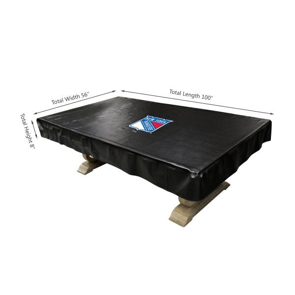 NY Rangers 8 Deluxe Pool Table Cover 1