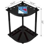 NY Rangers Corner Cue Rack 8 NY Rangers Corner Cue Rack