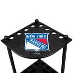 NY Rangers Corner Cue Rack 9 NY Rangers Corner Cue Rack