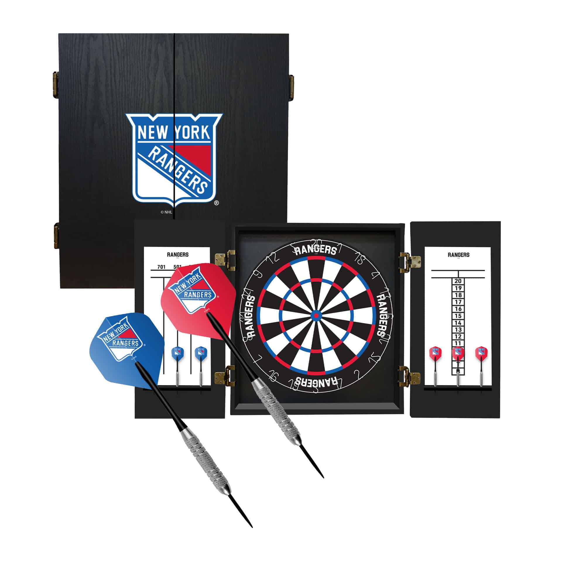 NY Rangers Fan's Choice Dartboard Set 2 NY Rangers Fan's Choice Dartboard Set - Image 2