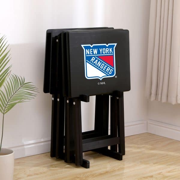 NY Rangers TV Tray w Stand 1