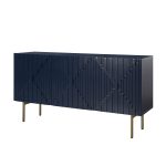 Nadia Navy Boho Geometric Door Modern Storage Sideboard 7 Nadia Navy Boho Geometric Door Modern Storage Sideboard