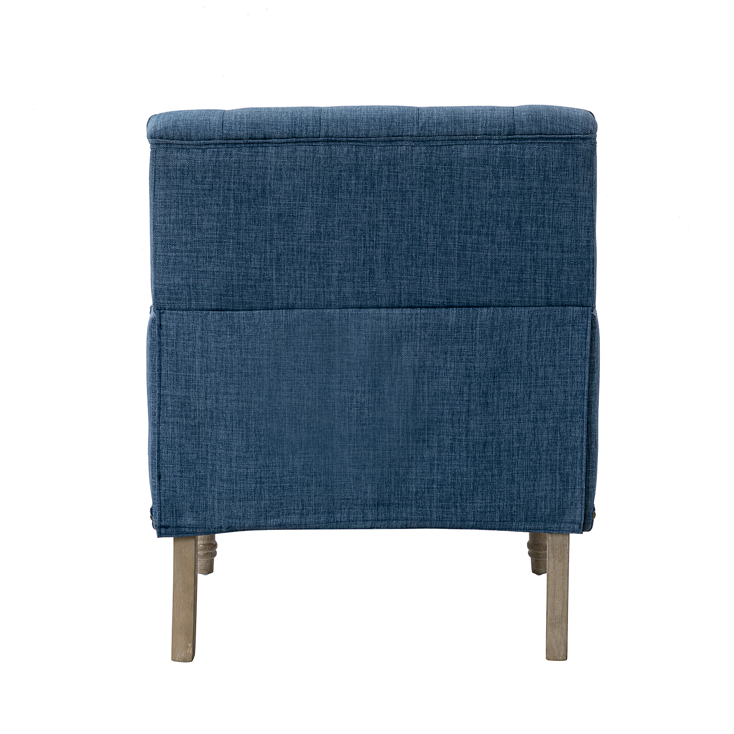 Naida Navy Tufted Nailhead Accent Armchair 4 Naida Navy Tufted Nailhead Accent Armchair - Image 4