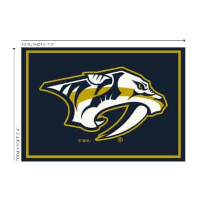 Nashville Predators 6x8 Spirit Rug