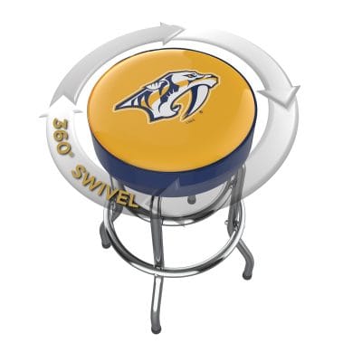 Nashville Predators Chrome Bar Stool