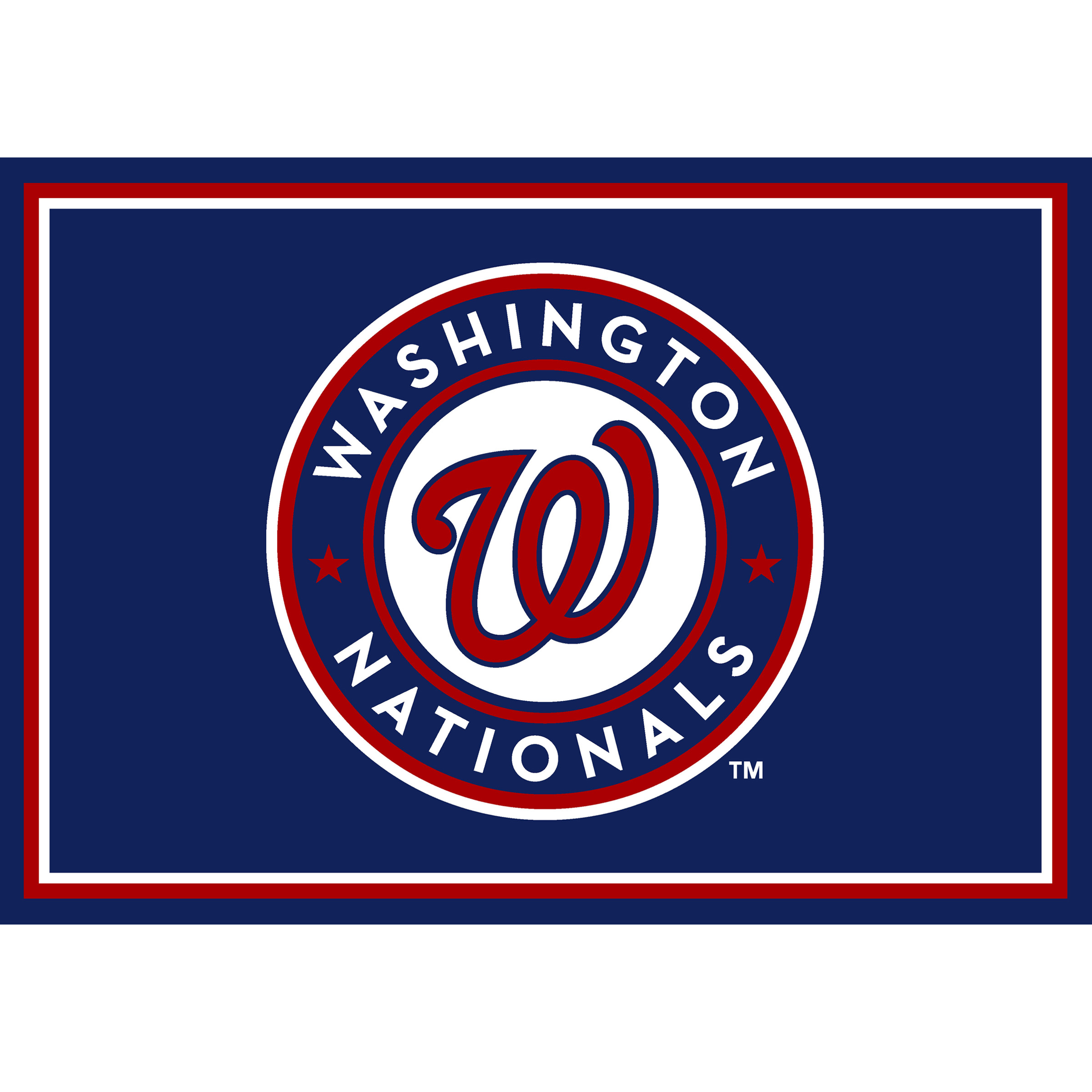 Nationals 3x4 Area Rug Officially Licensed MLB Team Rug 2 Nationals 3x4 Area Rug Officially Licensed MLB Team Rug - Image 2