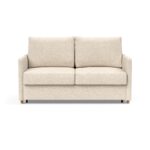 Neah Full Size Sofa Bed With Slim Arms - Halifax Shell