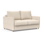 Neah Full Size Sofa Bed With Slim Arms - Halifax Shell