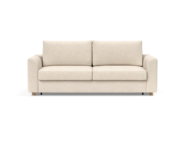 Neah King Size Sofa Bed With Curved Arms - Halifax Shell