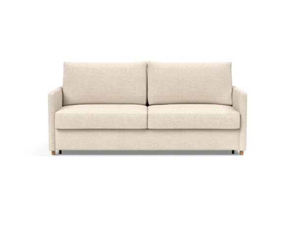Neah King Size Sofa Bed With Slim Arms - Halifax Shell