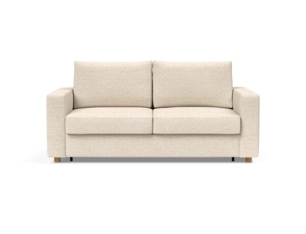 Neah Queen Size Sofa Bed With Standard Arms - Halifax Shell
