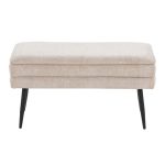 Neapolitan Light Brown Fabric Contemporary Storage Bench by LumiSource 27 Neapolitan Light Brown Fabric Contemporary Storage Bench by LumiSource