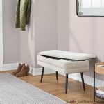 Neapolitan Light Brown Fabric Contemporary Storage Bench by LumiSource 18 Neapolitan Light Brown Fabric Contemporary Storage Bench by LumiSource