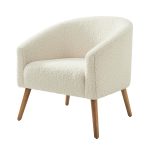 Nell Ivory Boucle Modern Barrel Accent Chair 7 Nell Ivory Boucle Modern Barrel Accent Chair