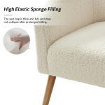 Nell Ivory Boucle Modern Barrel Accent Chair 10 Nell Ivory Boucle Modern Barrel Accent Chair