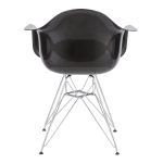 Neo Flair Black Chrome Contemporary Accent Chair 11 Neo Flair Black Chrome Contemporary Accent Chair